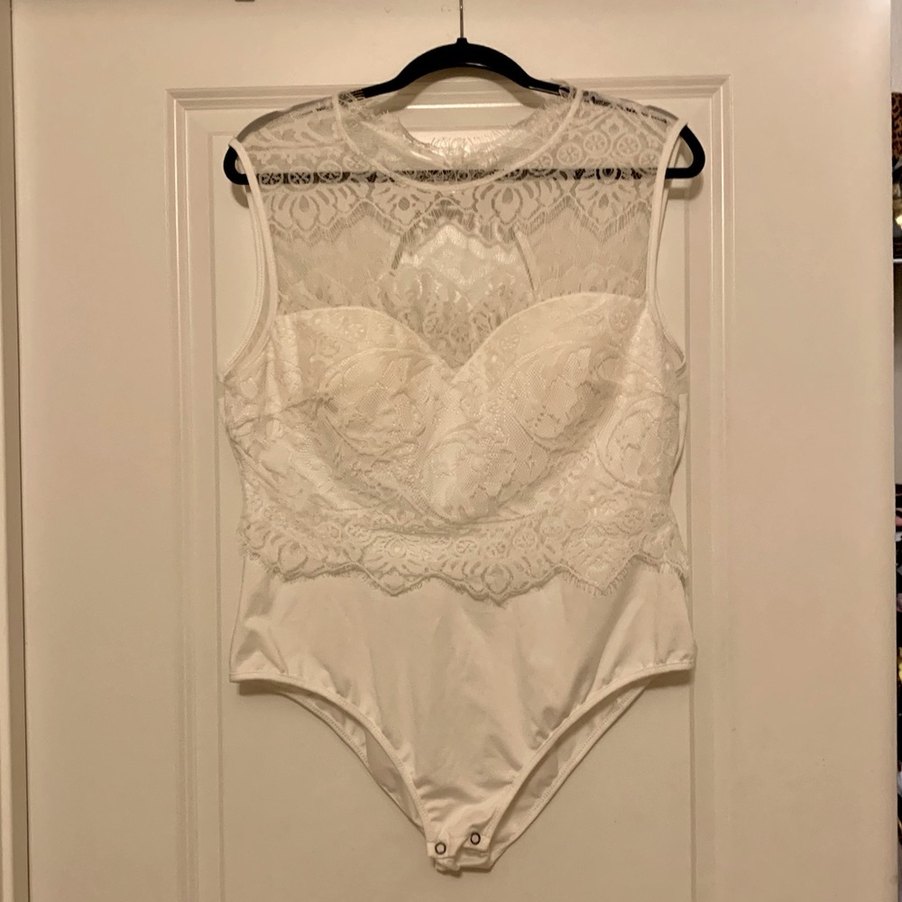 Bright White Bodysuit. NWOT